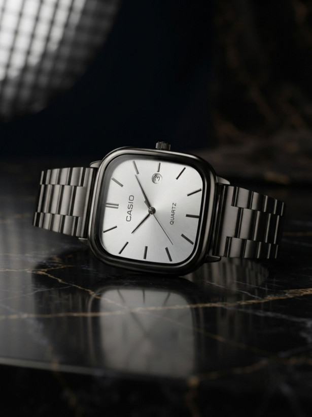 ساعت مردانه کاسیو اولدمانی برند CASIO کیفیت سفارشی ✅ ضد آب ( واشر دار ) ✅ رنگ ثابت ✅ استیل باکیفیت دارای روز شمار طراحی خاص، زیبا قفل ریلی موتور کوارتز