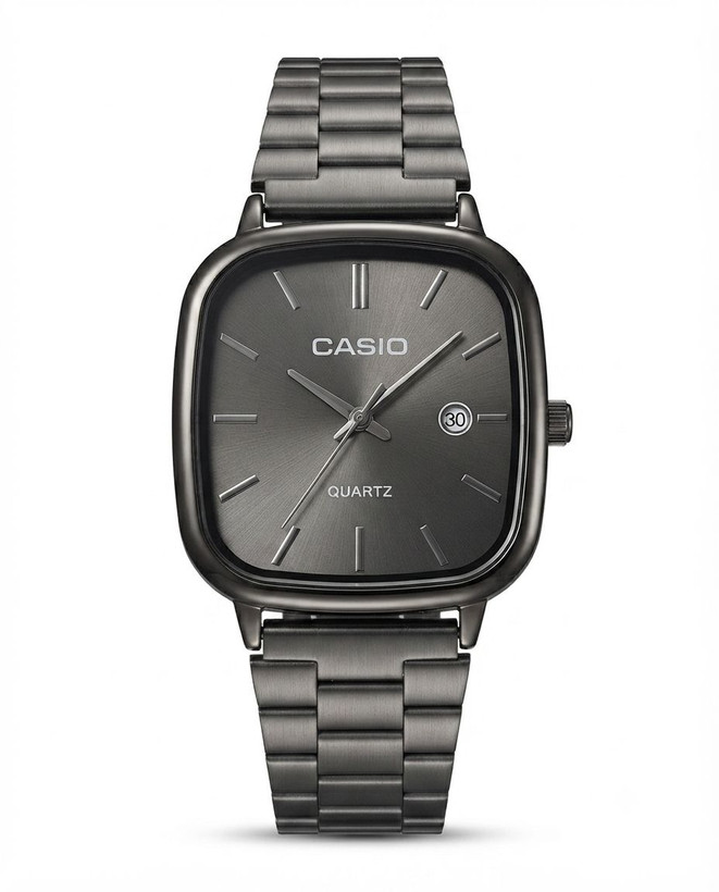 ساعت مردانه کاسیو اولدمانی برند CASIO کیفیت سفارشی ✅ ضد آب ( واشر دار ) ✅ رنگ ثابت ✅ استیل باکیفیت دارای روز شمار طراحی خاص، زیبا قفل ریلی موتور کوارتز