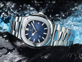 POEDAGAR New collection ✨️ Original watch 《highe quality》 🔥پوداگار مربعی خاص برند شرکتی شب نما بند استیل مقاوم دربرابر آب شیشه معدنی رنگ ثابت قفل سگک دوپروانه ای موتور کوارتز