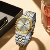 poedagar Original watch 《highe quality》 🔥پوداگار مقاوم دربرابر آب🏊♂💦 رفرانس 872B دارای روز شمار ایام هفته صفحه شب نما برند شرکتی بند استیل قطر صفحه ۴۲ میل ضدآب تا عمق بالا شیشه معدنی رنگ ثابت قفل سگک دوپروانه ای موتور کوارتز
