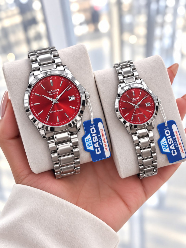 ست ساعت زنانه و مردانع کاسیو casio