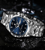 ☑️BIN BOND New collection 😍 《highe quality》 Original watch ⌚️بین باند مدلی نو ✨شارژجدید _در شش رنگ مقاوم دربرابر آب برندشرکتی شب نما دارای روز شمار ایام هفته بند استیل فولاد قفل دو پروانه موتور کوارتز